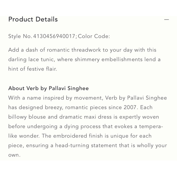 Anthropologie Josephine Lace Tunic Dress NWT SZ 1X - Picture 15 of 16